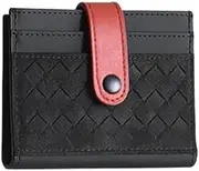 [KXUISDUJ] Card Holder Men's Card Sleeve Flip Leather Card Holder Carrying Card Holder Storage Bag (Color : A, Size, A