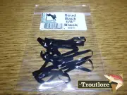 HARELINE DUBBIN SCUD BACK 1/8 INCH BLACK - NEW FLY TYING MATERIALS