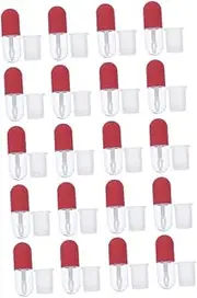 20pcs Empty Tube of Mini Lip Gloss Refillable Container Balm Bottles Gloss Tube Wand Lipstick Tube Label Pump Jar Dispenser Tubes Empty Syrup Lip Tint Empty Lip Gloss Kit Plastic