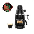 Coffee Machine, 3.5 Bar Espresso Cappuccino Machine with Milk Frother, 1-4 Cup