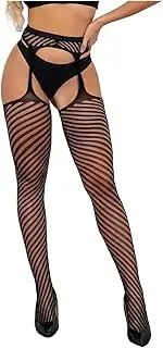 [AYTDNEHGK] Sexy Fishnet Pantyhose Black Lace Stockings Garter Belt Tights Women Hosiery Leggings Lingerie Underwear Mesh Socks