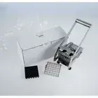 Potato Chipper Stainless Steel French Fry Cutter with Non-slip Chassis QArHV