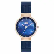 Jag Kristal Blue Dial Womens Watch J2236A