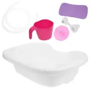 Flat Lay Shampoo Basin Curved Edge Bowl Safe Material Pregnant Woman Child