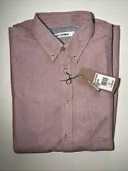 Ben Sherman Shirt Long Sleeve Mod XL Biking Red