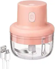 Portable Hand Mixer Grinder Chopper Vegetable Cutter Onion Garlic | USB Recharge