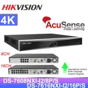 Hikvision 4K 8CH 8POE NVR AcuSense Network Video Recorder DS-7608NXI-I2/8P/S