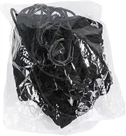 Parliky Car Dog Fence Pet Car Backseat Barrier Portable Isolation Net Oxford Fabric Dog Seat Black