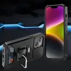 Armor Case with Rotate Ring Stand & Camera Cover For iPhone 12Pro Max/13 Pro Max