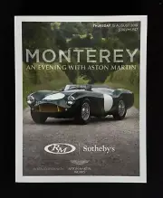 2019 RM Monterey THURS Auction Catalogs NEW James Bond Aston Martin DB5