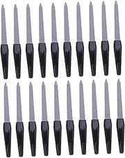PLAFOPE 20pcs Sanding Nail Files Set Double-sided Manicure Nail Art Knife Portable Polishing File Buffer