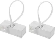 WATIIFUFU 2pcs Rj11 Splitter Phone Cable Adapter Detachable Line Adapter Double Phone Splitter for Landlines