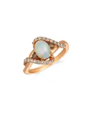 Le Vian Neopolitan Opal 14K Rose Gold 0.99 ct. tw. Diamond & Opal Ring