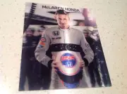 MOTOR RACING FORMULA 1 MCLAREN JENSON BUTTON OFFICIAL 3D DRIVERS CARD BARGAIN