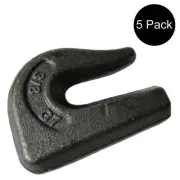 (5) Weld On Grab Chain Hooks G7 3/8" G-70 Bucket Back Hoe Trailer New