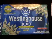 Vtg String of 100 Kmart Westinghouse Miniature Clear Christmas Lights - NOS