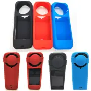 For Insta360 One X4 Sports Camera Silicone Protective Case+Lens Protective Cover