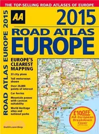 在飛比找三民網路書店優惠-Aa Road Atlas Europe 2015