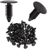 100 Pcs Car Retainer Clips Universal Fir Tree Trim Clip Black Car Body Trim Clips 7.5mm Hole Car Door Trim Bumper Rivets for Car Panel Trim Maintenance