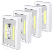 4pack Closet Light, Battery Operated Tap Light, Super Bright Switch Light1808