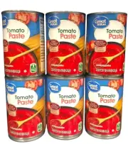 6 CANS Great Value Tomato Paste 12 oz Can - Pasta Chili