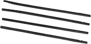 Jodriva Window Door Seals 4Pcs Car Weatherstrip Window Door Moulding Trim Seal Belt, for Civic, for Hatchback 2016 2017 2018 2019 2020 2021 Car Accessories Car Door Weather Strip
