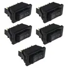 5PCS 5-Pin DC12V 24V 10A DPDT Car Window Momentary Switch Car Control Master Roc