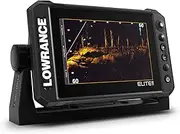 Lowrance Elite FS 7 Fish Finder with HDI Transducer, Preloaded C-MAP Contour+ Charts