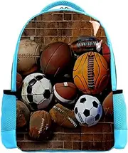 Travel Backpack for Women,Backpack for Men,Basketball Football Baseball,Backpack, O9ej9asaqkmk, 10.5x8x16.5 in
