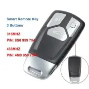 Remote Car Key Fob 3 Buttons 315MHZ 8S0 959 754, 433MHZ 4M0 959 754T for Audi