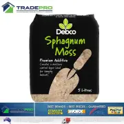 Sphagnum Moss 5L Debco Hanging Basket Mix Propagation Plants Pots Carnivorous
