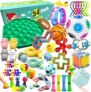 Sensory Fidget Toys Set, 54 Pcs, Relieves Stress and Anxiety Fidget Toy