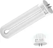 Replacement Bulb for Bug Zapper with 4-Pin Base, 15W Single U-Shaped Twin Tube Bulb