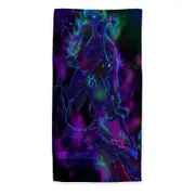Purplish Unicorn Quote I Need My Space Rudicorn Beach Towels Medium Large Extra Large