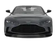 2023 Aston Martin V12 Vantage Gray Metallic 1/18 Model Car by GT Spirit