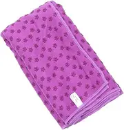 TOGEVAL 1Pc Slip Pilates Blanket Lightweight Purple Yoga Mat for Fitness Exercise Pilates Dense Plum Blossom Dots Design for Comfortable Workouts