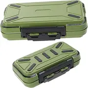 KITANDOVE 2pcs Waterproof Accessories Box Compact Fishing Tackle Storage for Bait Organizer Boat Tackle System