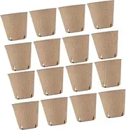 Toyvian 20pcs Starter Pots Nursery with Drainage for Gardening and Planting Flowers Durable and Lightweight Growing Containers