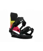 Ride A-8 Unisex Snowboard Bindings, Sunset, Large MY25