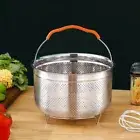 Stainless Steel Rice Steamer Basket Breakfast Food Steaming