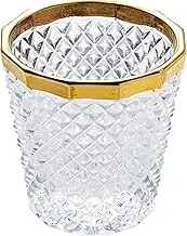 Mizusaki Glass MKG-140151 Bean Delicacy, Small Bowl, Gold, Approx. 1.4 fl oz (40 ml), Esprit, Made in Japan