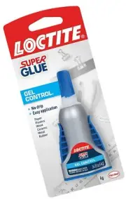 Loctite Super Glue Gel Control Bottle 4 Gram Case of 6 (1364076-6) 6 Pack