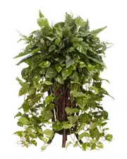 Nearly Natural Vining Mixed Greens with Stand Silk Plant NoSize