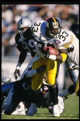 Running back Byron Morris Pittsburgh Steelers moves the ball at a- 1994 Photo 1