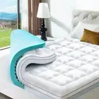 Twin XL Mattress Topper, 3.5 Inch Cooling Pillow Top & Egg Crate Memory Foam,...