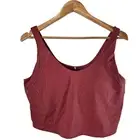 Calia Carrie Underwood Inspire Scoop Neck Tank Women XXL Pink Built in Bra Yoga