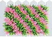 Xasbseulk Privacy Fence Screen, Artificial Ivy Fence Privacy Expandable Faux Privacy Fence, Hedges Fence and Faux Ivy Vine Decoration for Outdoor Garden Decor