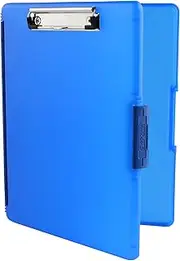 Dexas Slimcase 2 Storage Clipboard with Side Opening, Royal Blue