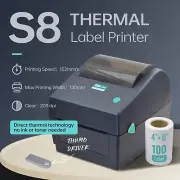 【HotLabel ®Upgraded】Label Printer maker Thermal Shipping Address Barcode 150*100