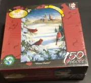 Serendipity Sam Timm USA Made 150 Piece Jigsaw Puzzle Winter Chatter NIB Sealed